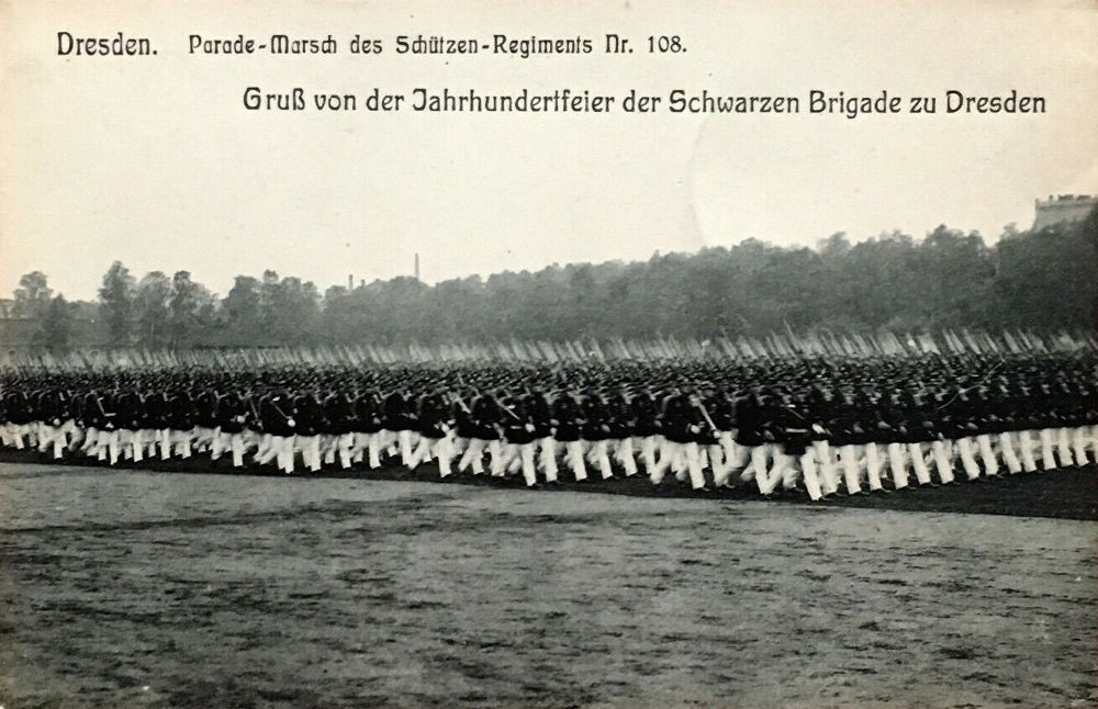 Alaunplatz - Jahrhundertfeier der Schwarzen Brigade Dresden Alaunplatz - Jahrhundertfeier der Schwarzen Brigade Dresden