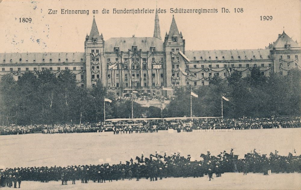 Alaunplatz - Hundertjahrfeier des Sch&uuml;tzen-Regiments No. 108  Dresden