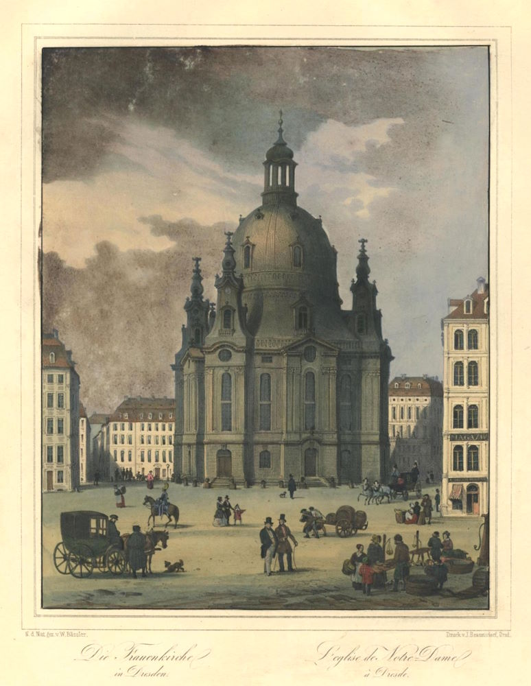 Frauenkirche - Stiche  Dresden