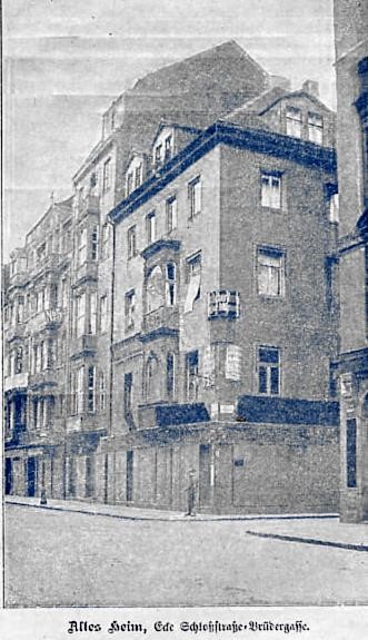 Gro&szlig;e Br&uuml;dergasse 1 / Schlo&szlig;stra&szlig;e (1880 Schlo&szlig;stra&szlig;e 5)  Dresden
