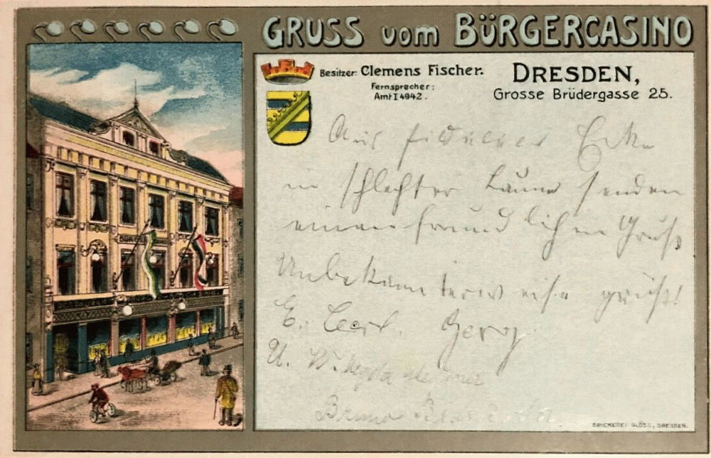 Große Brüdergasse 25 (-1889 Große Brüdergasse 13) Dresden Große Brüdergasse 25 (-1889 Große Brüdergasse 13) Dresden