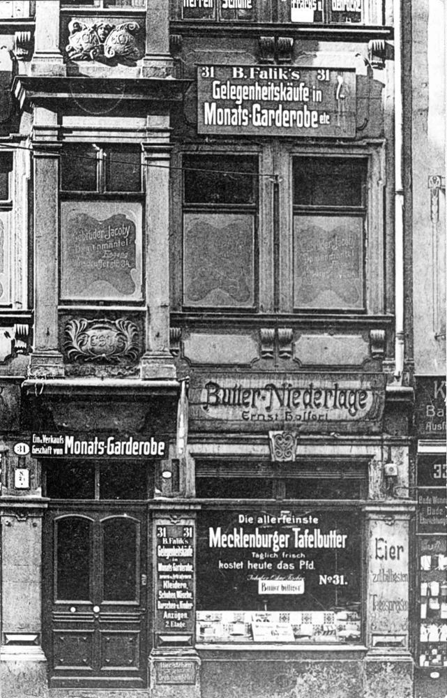 Gro&szlig;e Br&uuml;dergasse 31  Dresden