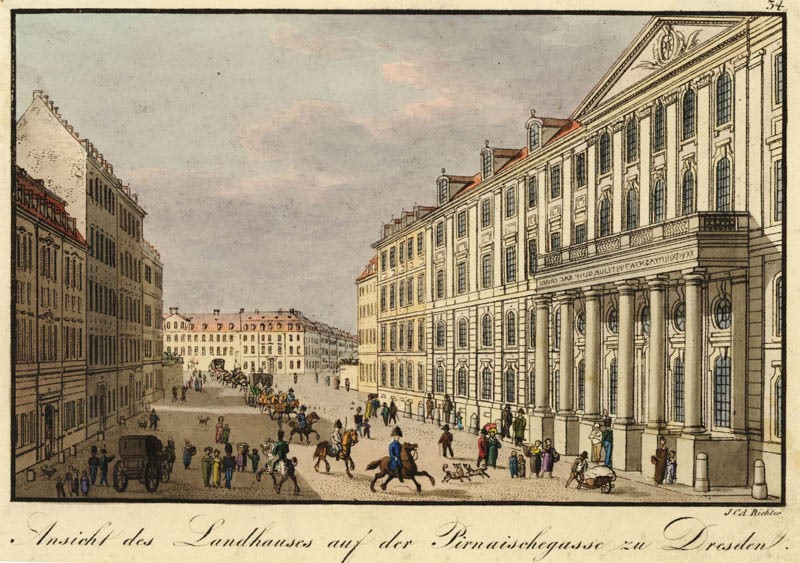 Landhausstra&szlig;e 16 (Pirnaische Gasse) / K&ouml;nig Johannstra&szlig;e 23  Dresden