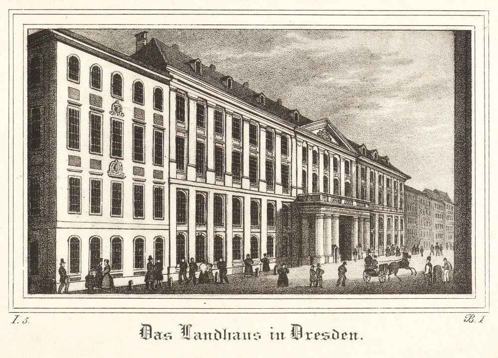 Landhausstra&szlig;e 16 (Pirnaische Gasse) / K&ouml;nig Johannstra&szlig;e 23  Dresden