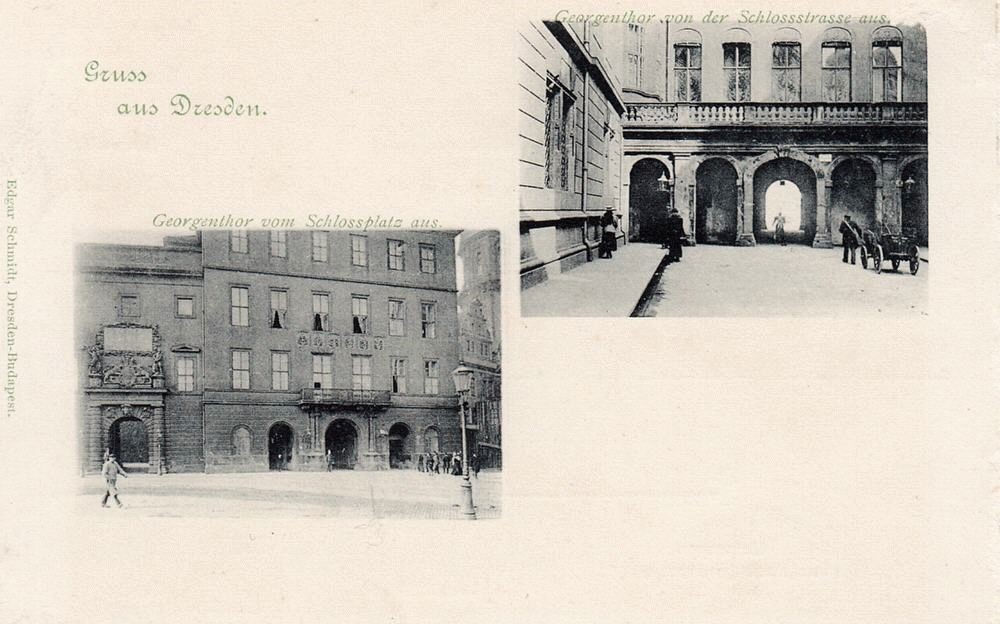 Residenzschloss - altes Georgentor  Dresden