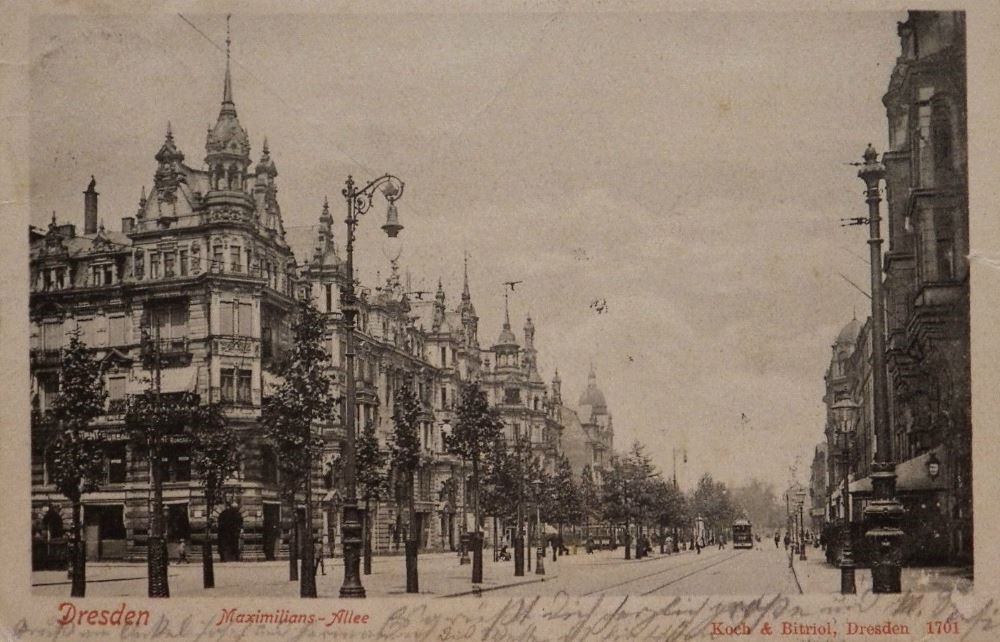 Ringstraße 23 (Maximiliansallee 1, Maximiliansring 23) / Kreuzstraße Dresden Ringstraße 23 (Maximiliansallee 1, Maximiliansring 23) / Kreuzstraße Dresden