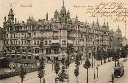 Ringstraße 23 (Maximiliansallee 1, Maximiliansring 23) / Kreuzstraße Dresden Ringstraße 23 (Maximiliansallee 1, Maximiliansring 23) / Kreuzstraße Dresden