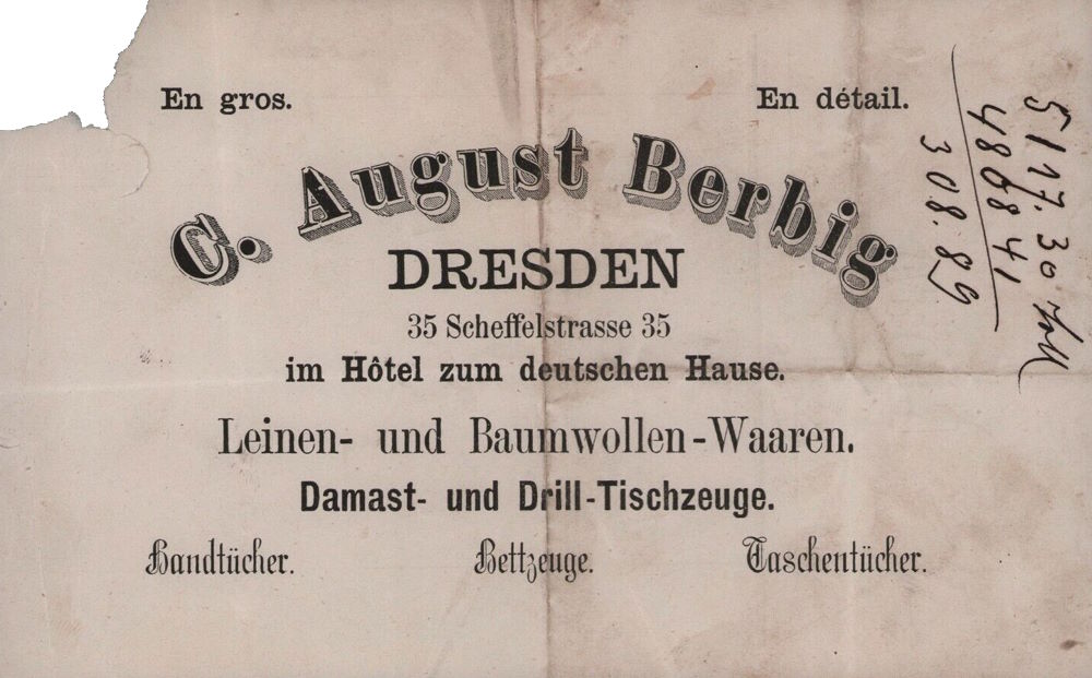 Scheffelstra&szlig;e 4 (1872-89 Scheffelstra&szlig;e 35)  Dresden