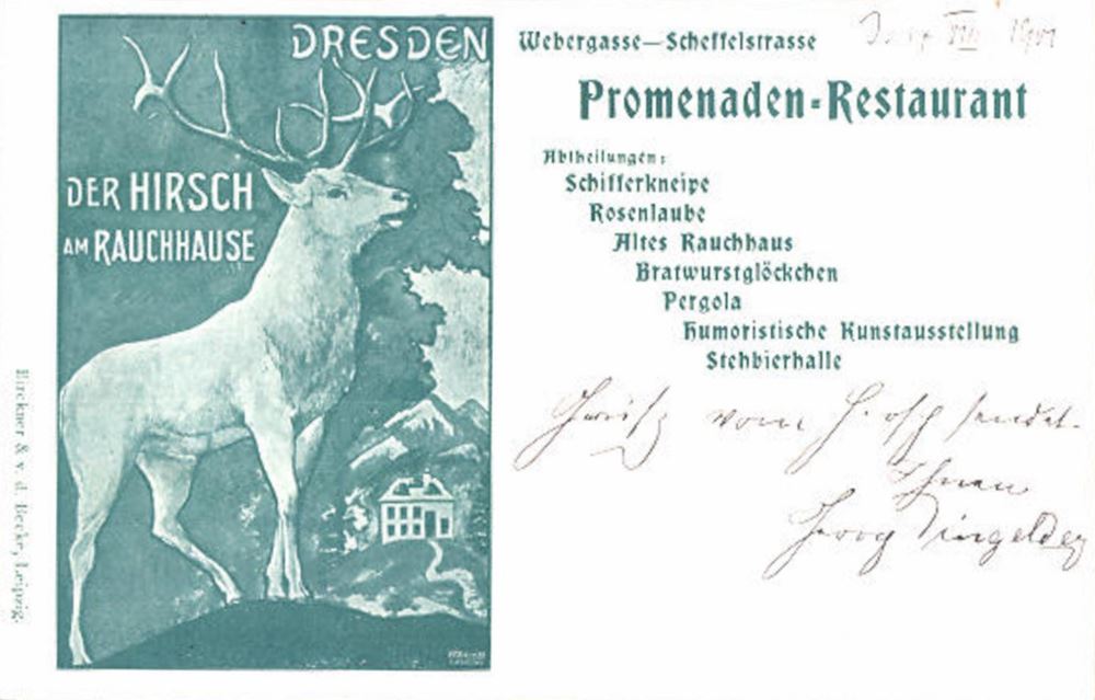 Scheffelstra&szlig;e 19 (-1872 Scheffelgasse 10, 1872-89 Scheffelstra&szlig;e 10), Webergasse 24  Dresden