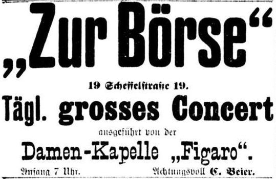 Scheffelstraße 19 (-1872 Scheffelgasse 10, 1872-89 Scheffelstraße 10), Webergasse 24 Dresden Scheffelstraße 19 (-1872 Scheffelgasse 10, 1872-89 Scheffelstraße 10), Webergasse 24 Dresden