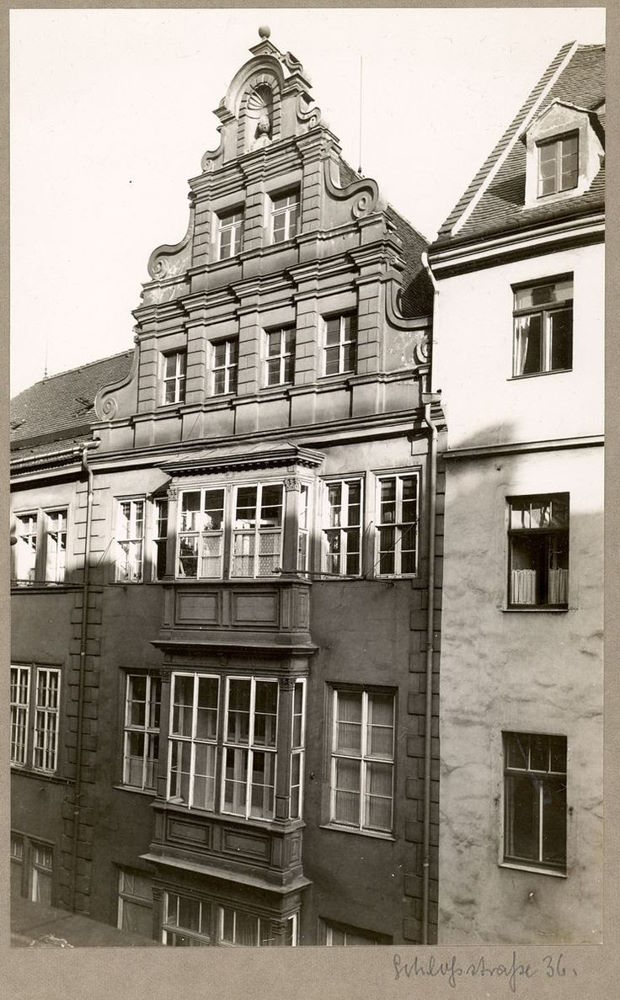 Schlo&szlig;stra&szlig;e 36 (-1887 Schlo&szlig;stra&szlig;e 16) / Kanzleig&auml;&szlig;chen  Dresden
