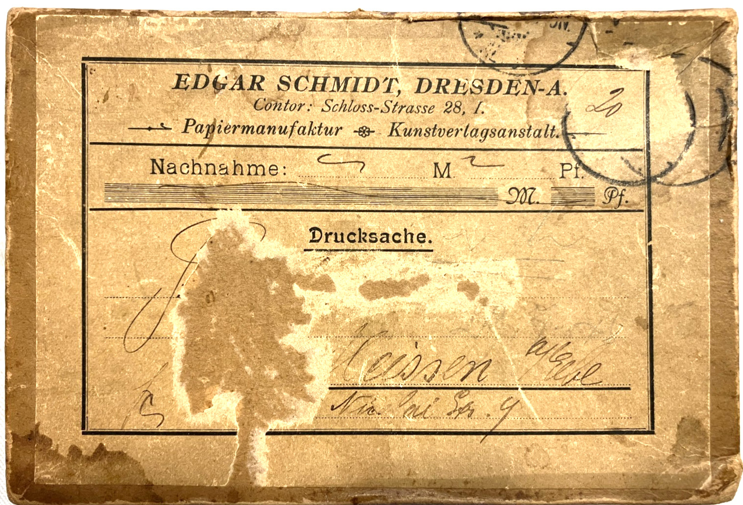 Schlo&szlig;stra&szlig;e 28 (-1887 Schlo&szlig;stra&szlig;e 20)  Dresden