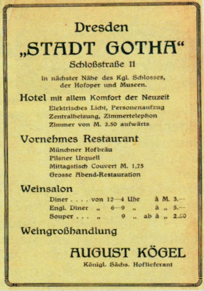 Schloßstraße 11 (-1858 Schlossgasse 8, 1858-87 Schloßstr. 8) / Kleine Brüdergasse Dresden Schloßstraße 11 (-1858 Schlossgasse 8, 1858-87 Schloßstr. 8) / Kleine Brüdergasse Dresden
