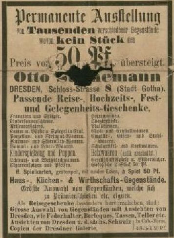 Schlo&szlig;stra&szlig;e 11 (-1858 Schlossgasse 8, 1858-87 Schlo&szlig;str. 8) / Kleine Br&uuml;dergasse  Dresden