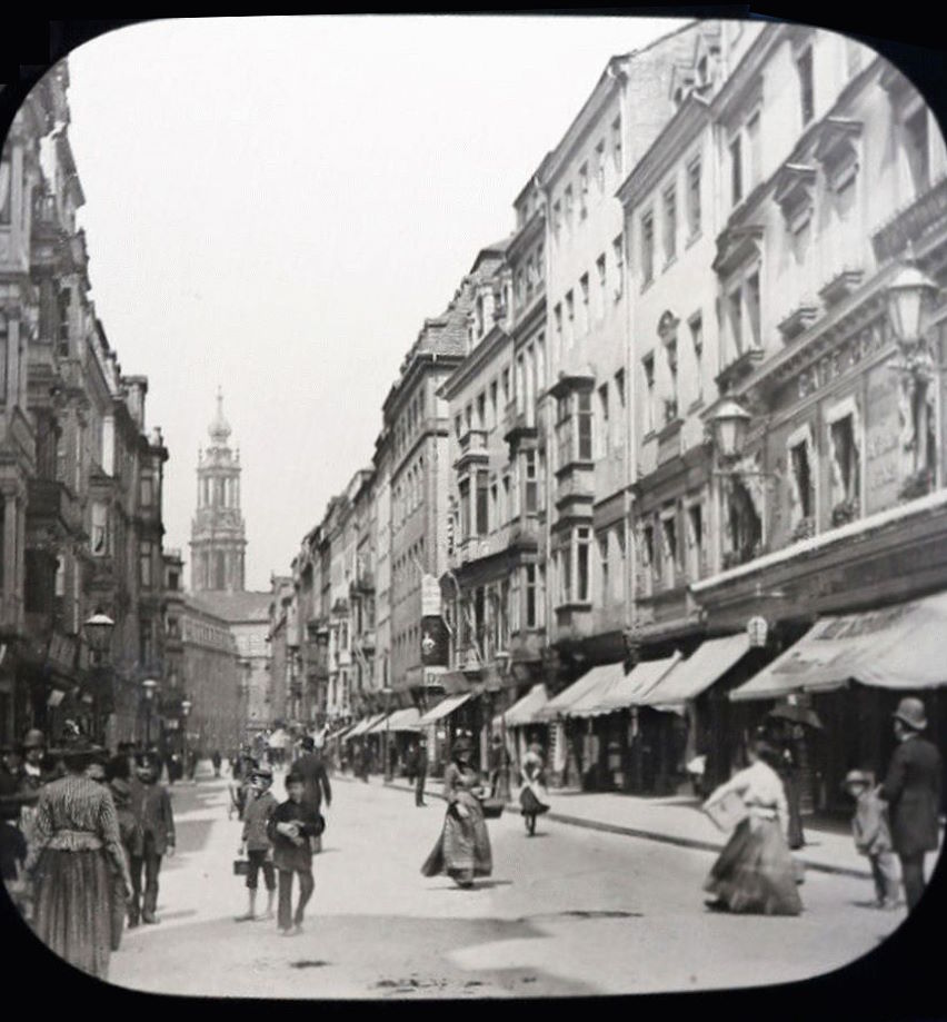Schlo&szlig;stra&szlig;e / Altmarkt / Wilsdruffer Stra&szlig;e  Dresden