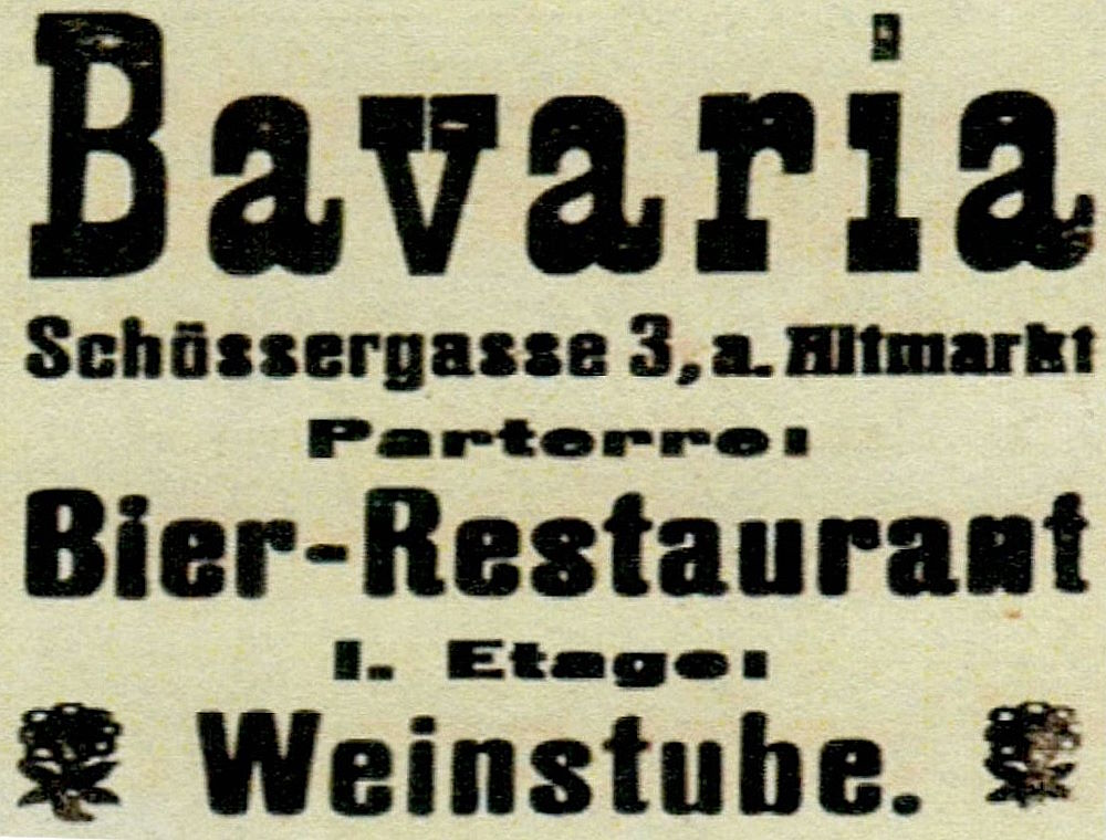 Sch&ouml;ssergasse 3  Dresden