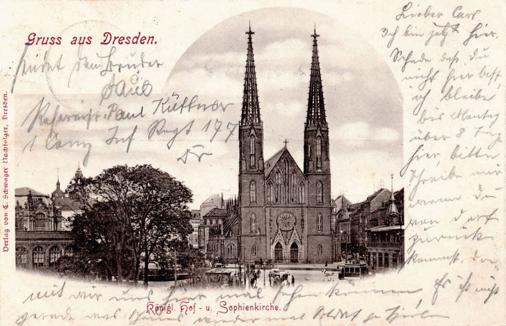Sophienstra&szlig;e / Gro&szlig;e Br&uuml;dergasse  Dresden
