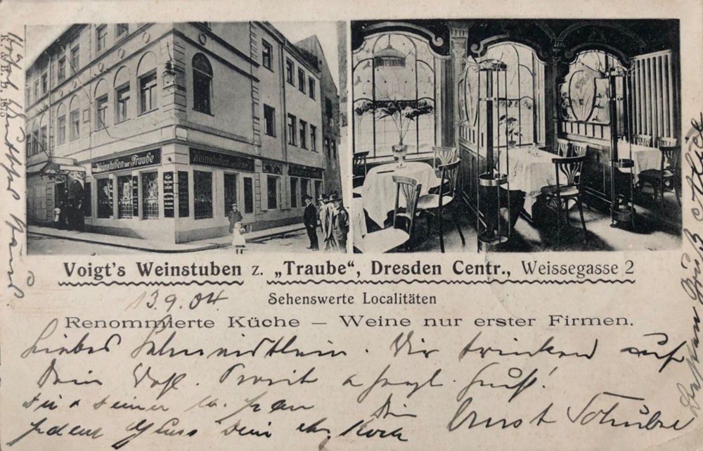 Weisse Gasse 2 / Gro&szlig;e Frohngasse  Dresden