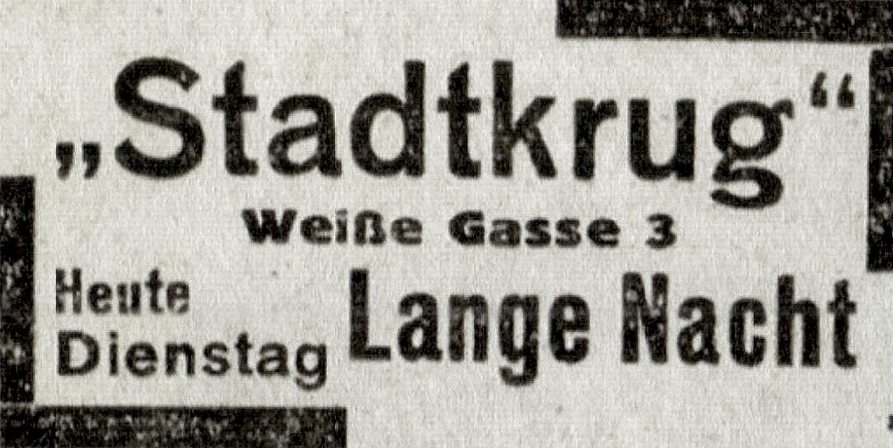 Weisse Gasse 3 (-1887 Weisse Gasse 4) Dresden Weisse Gasse 3 (-1887 Weisse Gasse 4) Dresden