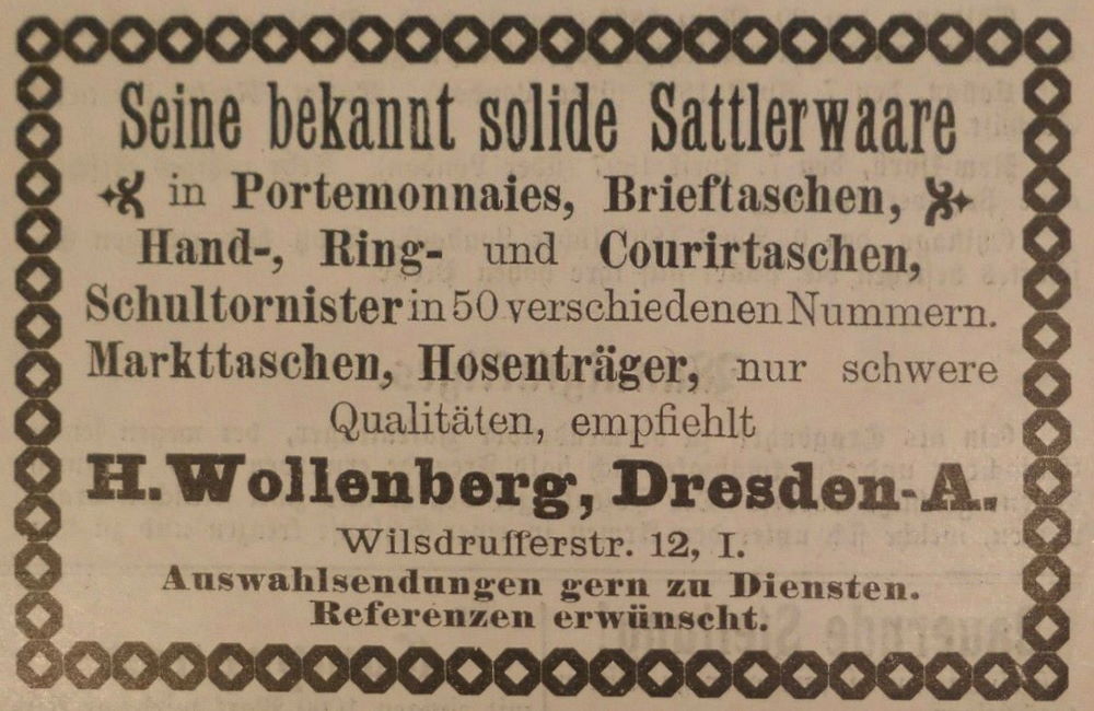 Wilsdruffer Straße 12 (-1890 Wilsdruffer Straße 42)  Dresden