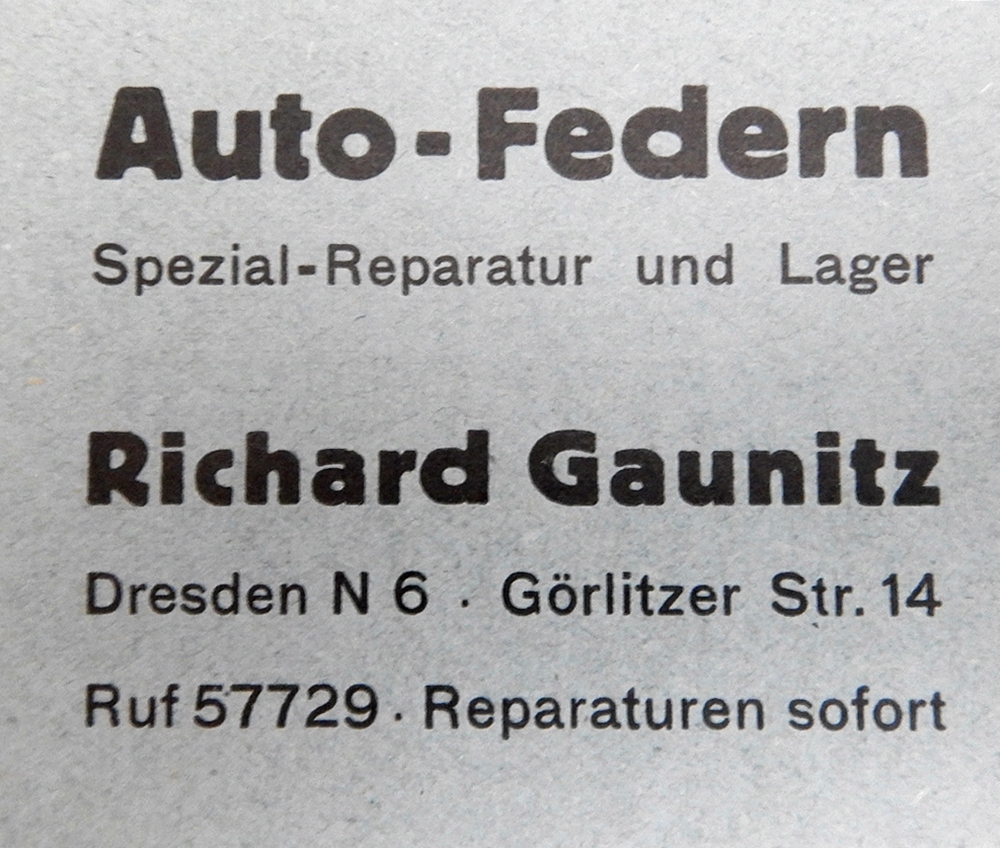 G&ouml;rlitzer Stra&szlig;e 14  Dresden