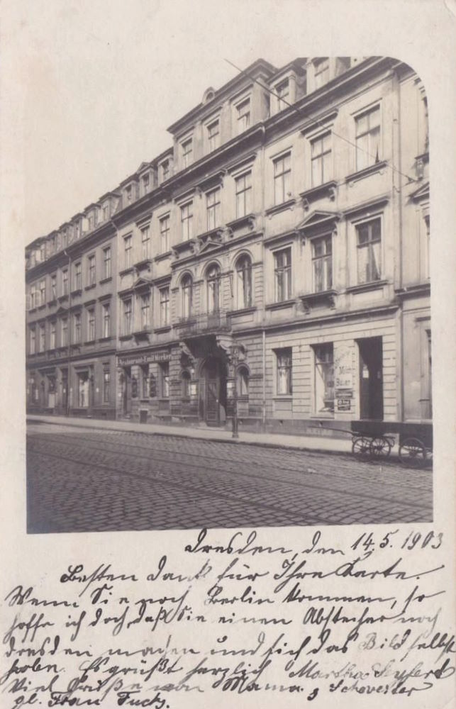 Rothenburger Stra&szlig;e 40 (-1946 Markgrafenstra&szlig;e 40)  Dresden