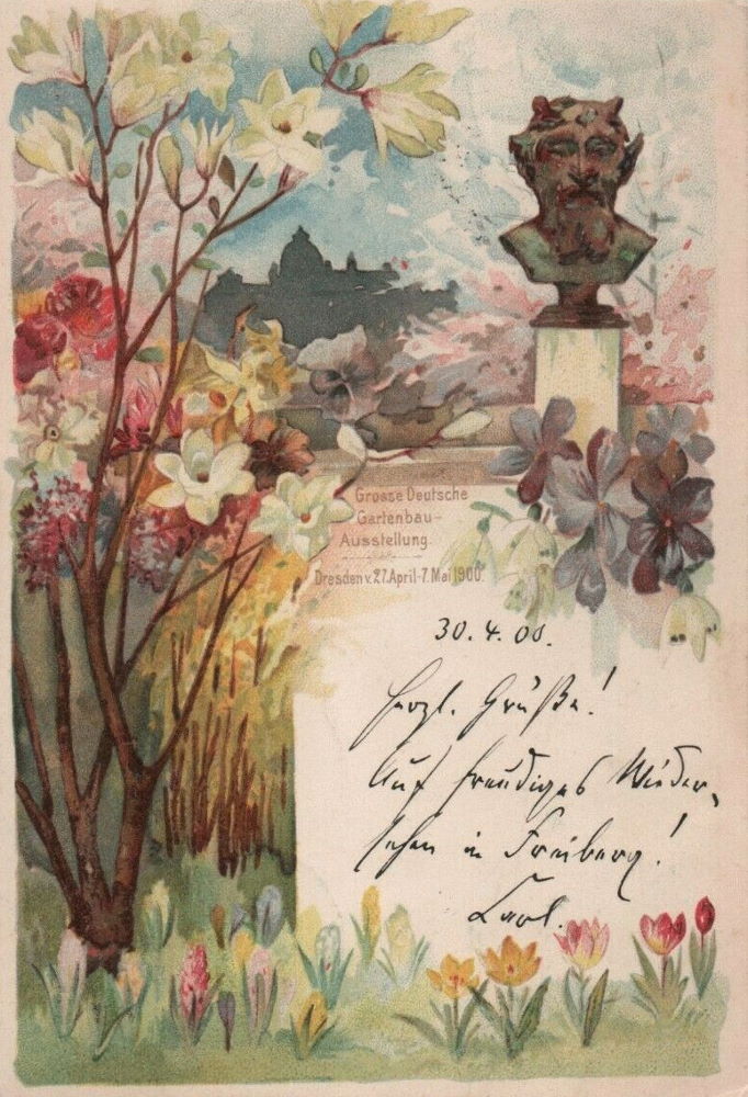 Grosse Deutsche Gartenbau-Ausstellung 1900  Dresden
