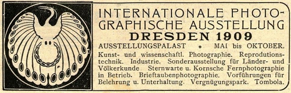 Internationale Photografie Ausstellung 1909  Dresden