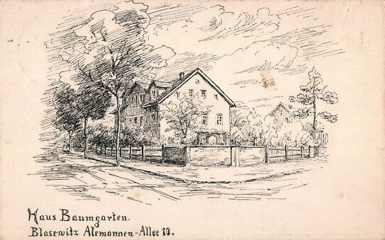 Alemannenstraße 10 (Alemannen-Allee 10) / Mendelssohnallee (Deutsche Kaiser Allee)  Dresden