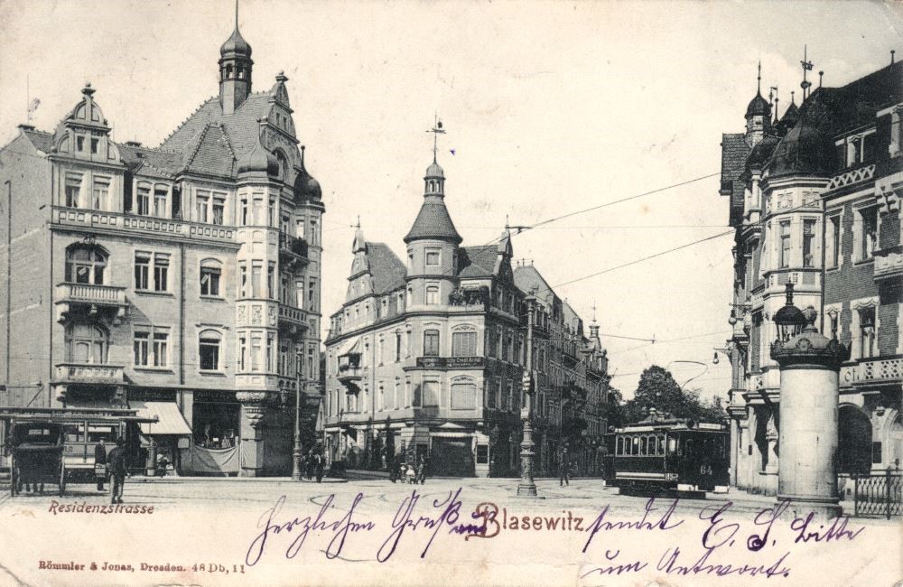 H&uuml;blerstra&szlig;e 1 / Schillerplatz (Schillerplatz 16)  Dresden