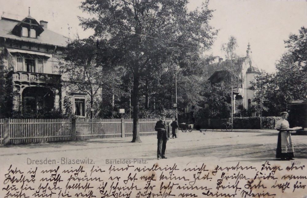 Regerstraße 8 (-1926 Johannstraße 32) / Barteldesplatz Dresden Regerstraße 8 (-1926 Johannstraße 32) / Barteldesplatz Dresden