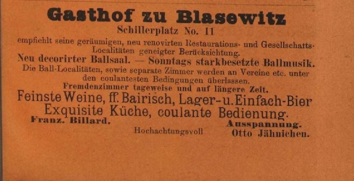 Schillerplatz 11  Dresden