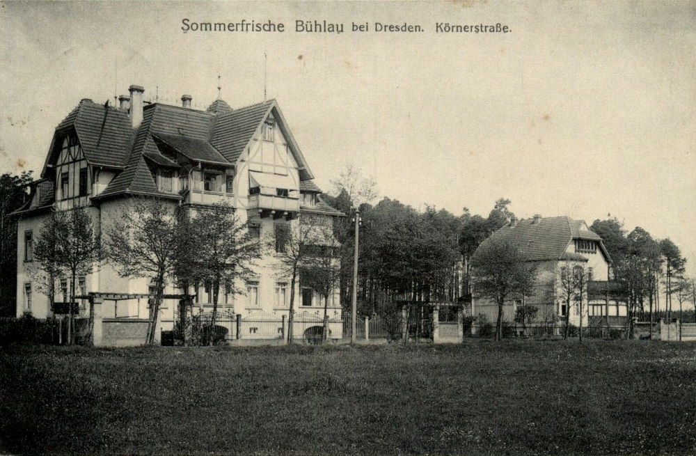 Gro&szlig;sch&ouml;nauer Stra&szlig;e 19 (K&ouml;rnerstra&szlig;e 1)  Dresden