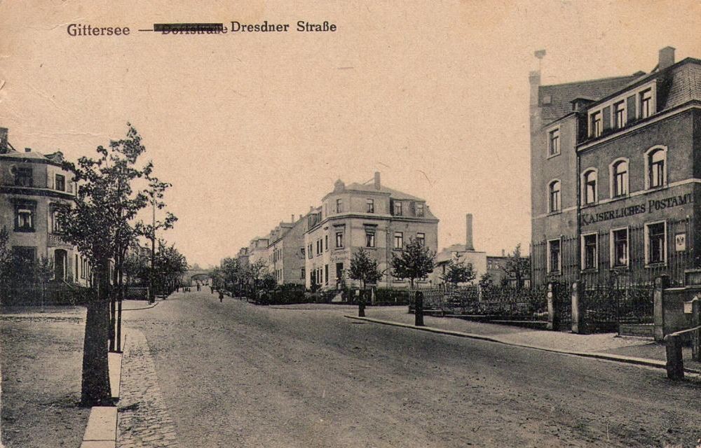 Karlsruher Stra&szlig;e 96 (Dresdner Stra&szlig;e 28) / Rathausstra&szlig;e  Dresden