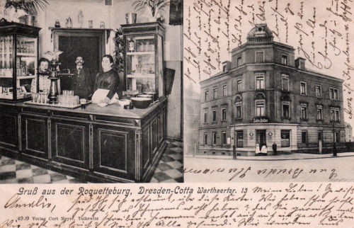 Warthaer Stra&szlig;e 13 (Heinrichstra&szlig;e 13) / Roquettestra&szlig;e  Dresden