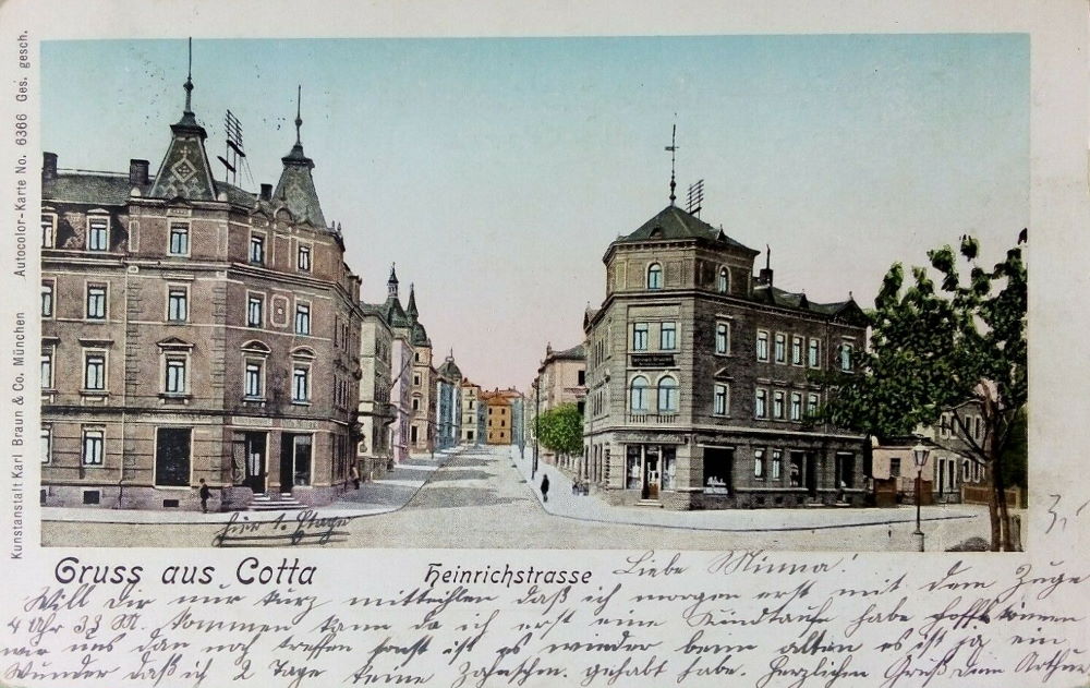 Warthaer Stra&szlig;e 2a (Heinrichstra&szlig;e 2a) / Hamburger Stra&szlig;e 87  Dresden