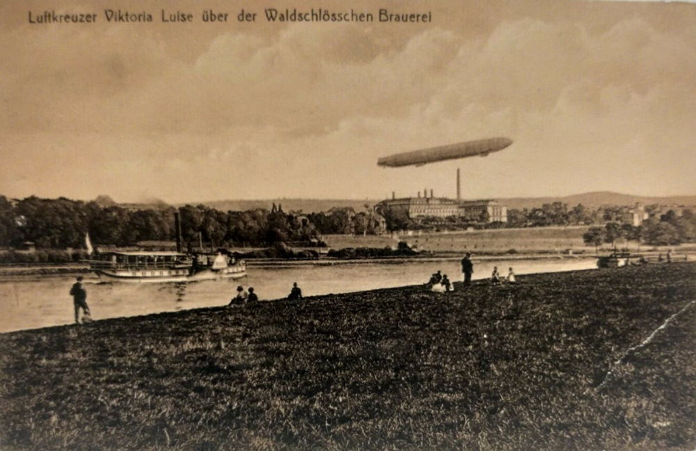 1912 LZ 11 Luftkreuzer Viktoria Luise  Dresden