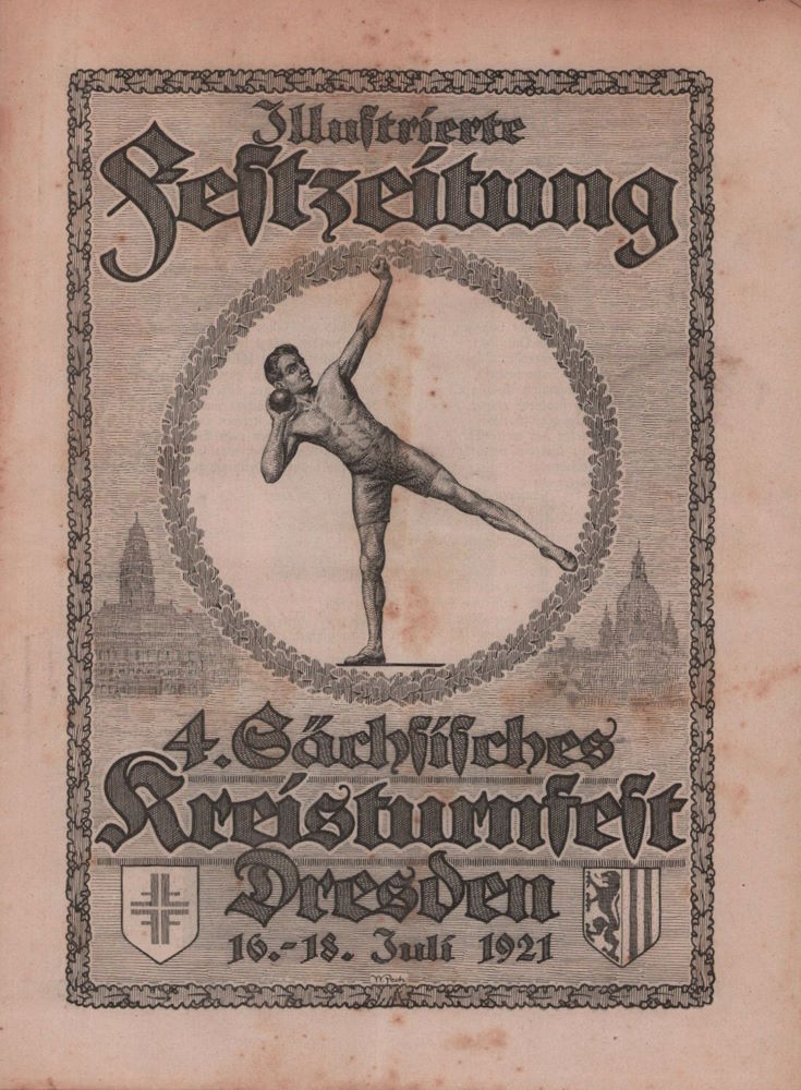 4. S&auml;chsisches Kreisturnfest 1921  Dresden