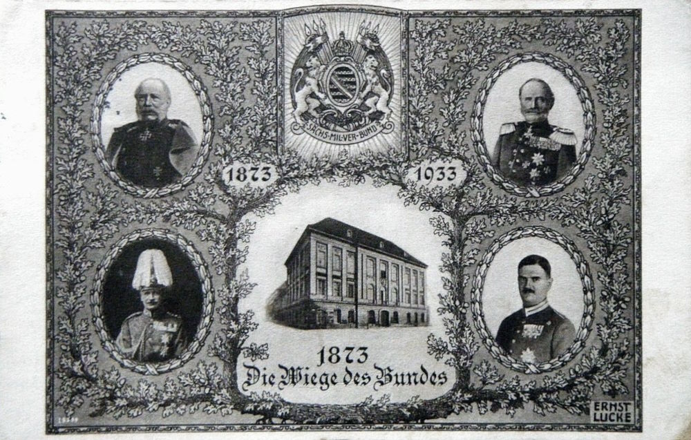 1933 60. Jubelfeier des S&auml;chsischen Milit&auml;r-Vereins-Bundes  Dresden