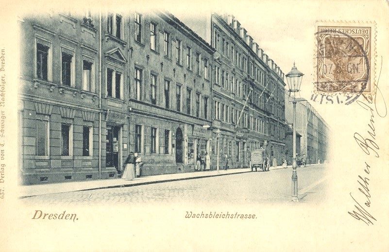 Wachsbleichstraße 3 (Wachsbleichgasse 1)  Dresden