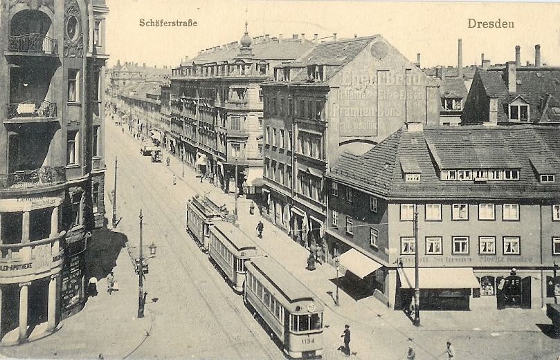 Weisseritzstraße 74 (-1894 Weisseritzstraße 1) / Schäferstraße Dresden Weisseritzstraße 74 (-1894 Weisseritzstraße 1) / Schäferstraße Dresden