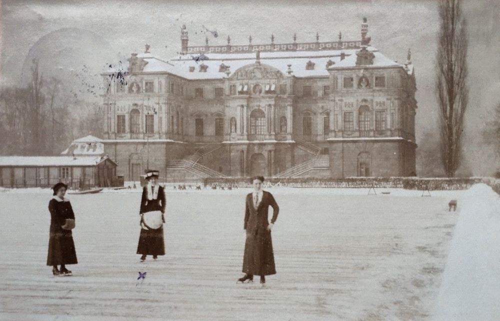 Palaisteich - Eisbahn  Dresden