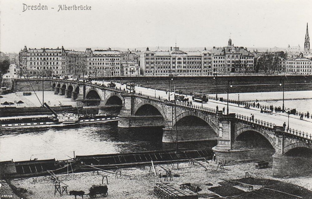 Albertbrücke  Dresden