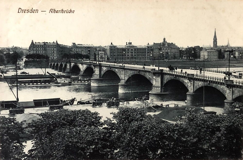 Albertbrücke  Dresden