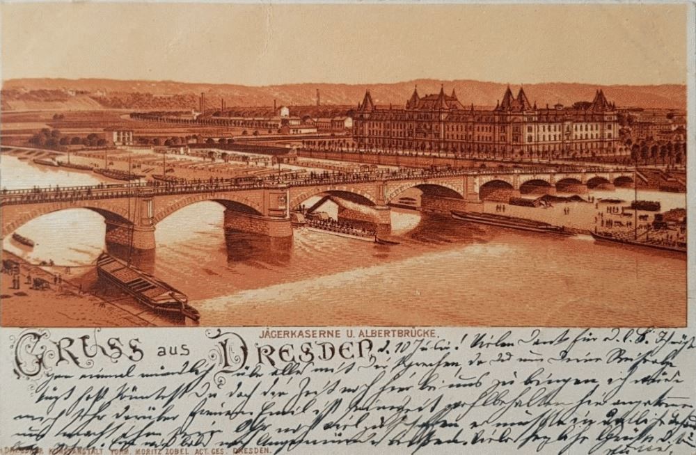 Albertbrücke  Dresden