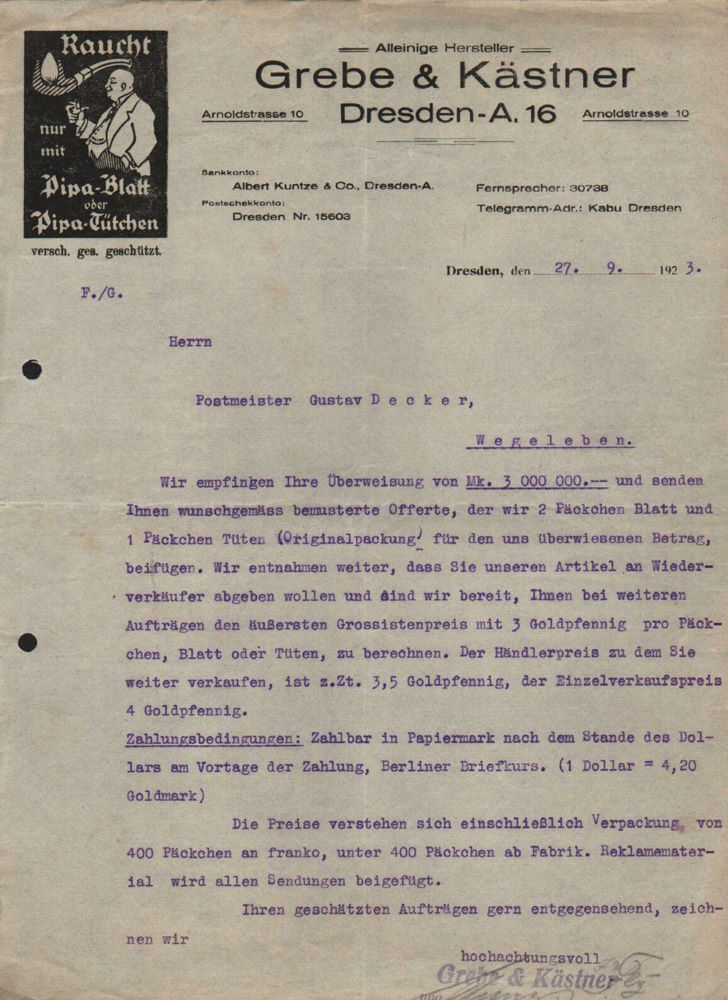 Arnoldstra&szlig;e 10 (1937-45 Litzmannstra&szlig;e 10)  Dresden