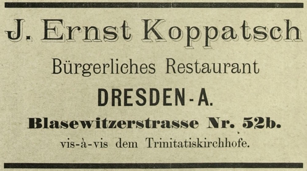 Blasewitzer Stra&szlig;e 28 (Blasewitzer Stra&szlig;e 52b)  Dresden