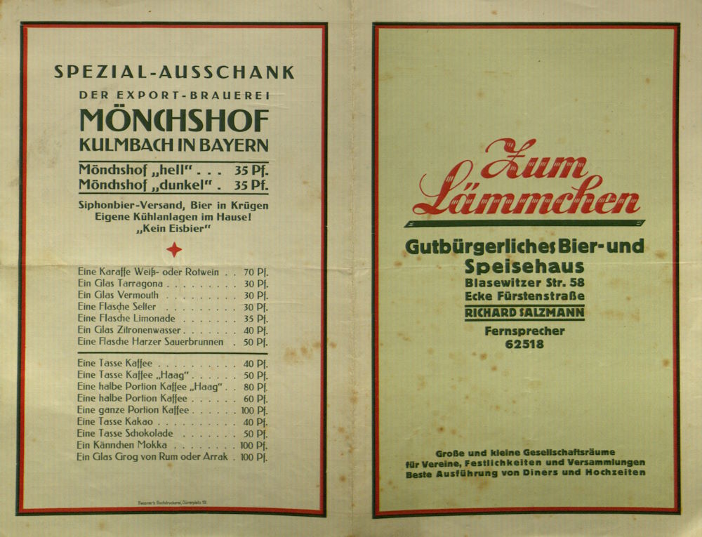 Blasewitzer Straße 58 (-1894 Blasewitzer Straße 40b) / Gluckstraße Dresden Blasewitzer Straße 58 (-1894 Blasewitzer Straße 40b) / Gluckstraße Dresden