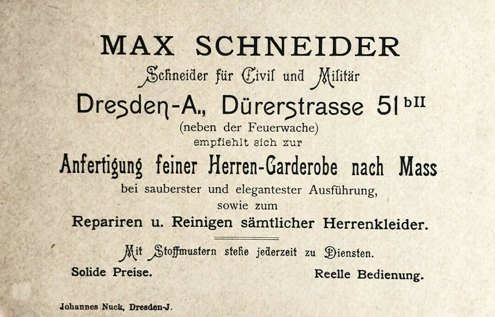 D&uuml;rerstra&szlig;e 51b  Dresden