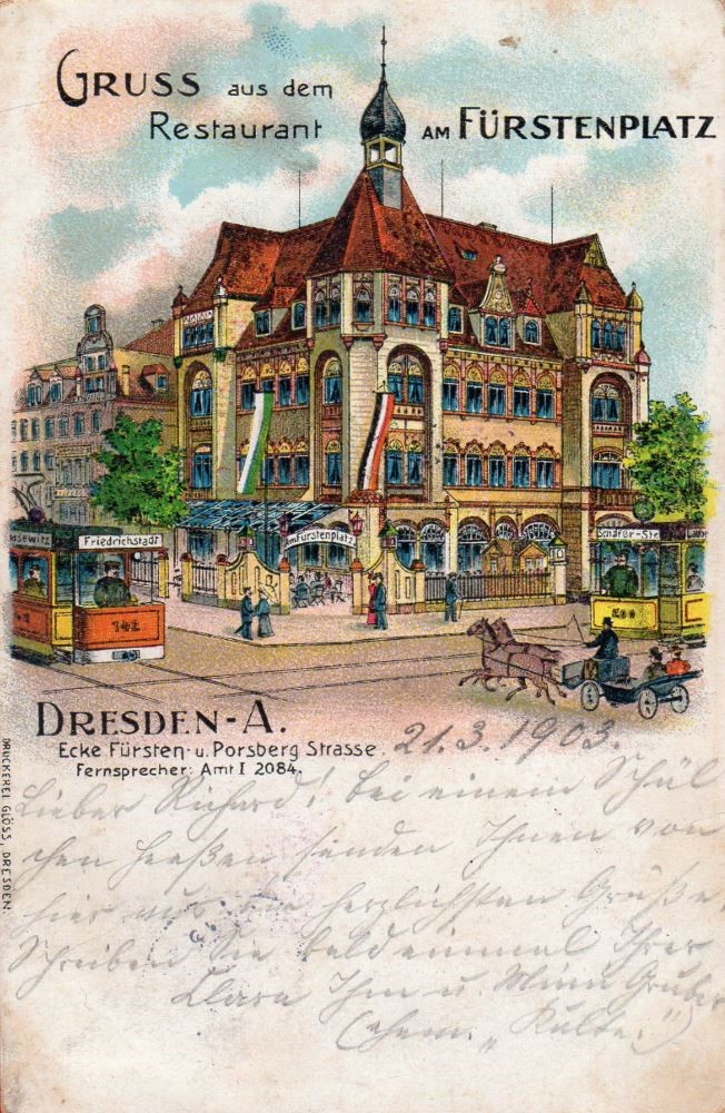 Fetscherstraße 30 (Fürstenstraße 30) / Borsbergstraße  Dresden